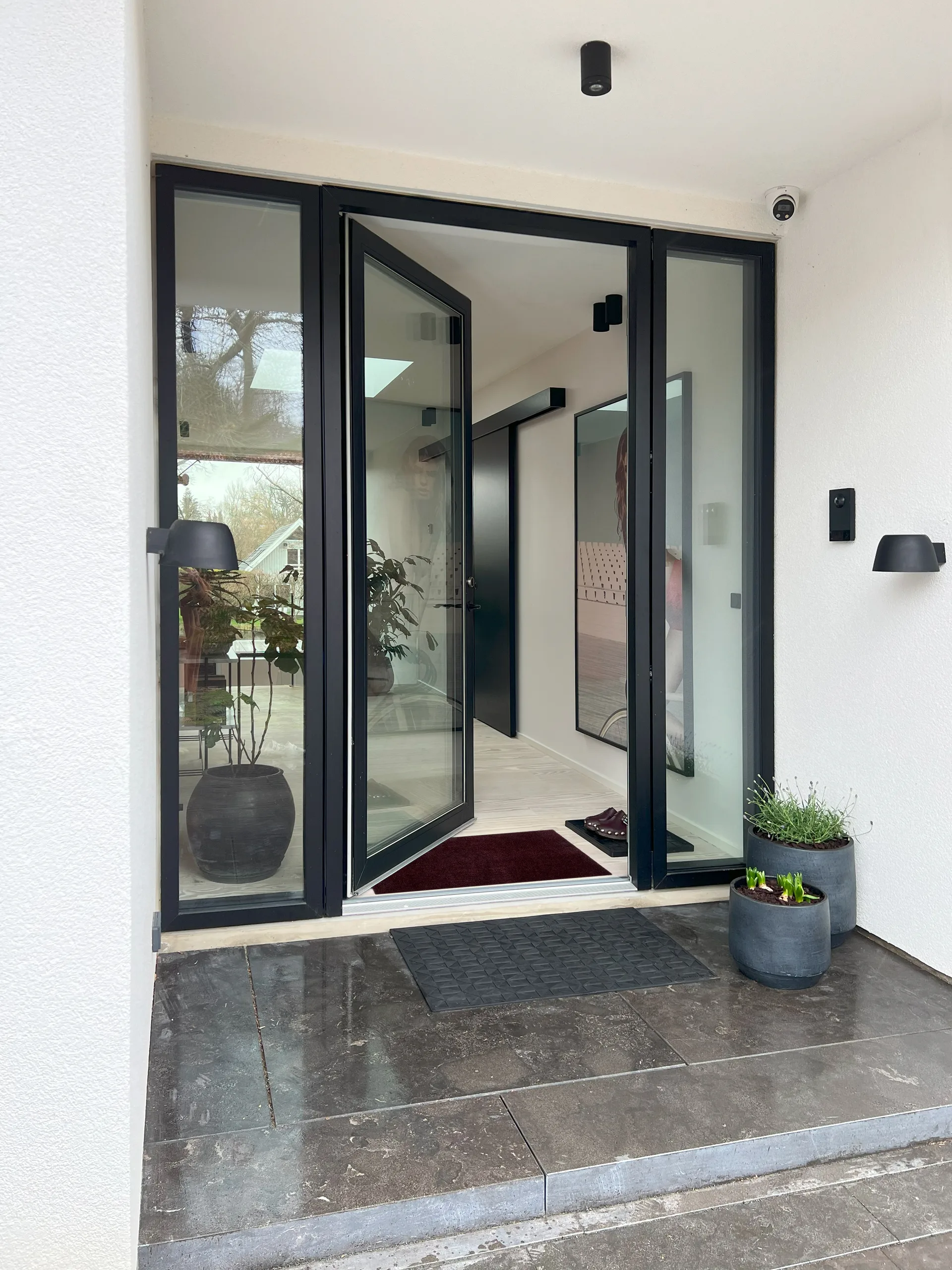 Paillasson Unicolor, Bordeaux, 60x90 cm tica copenhagen