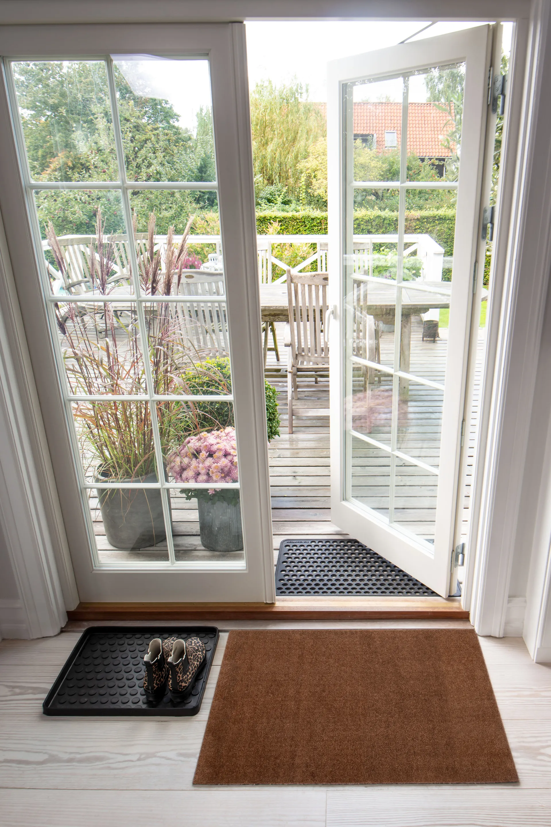 Paillasson Unicolor, Cognac, 60x90 cm tica copenhagen