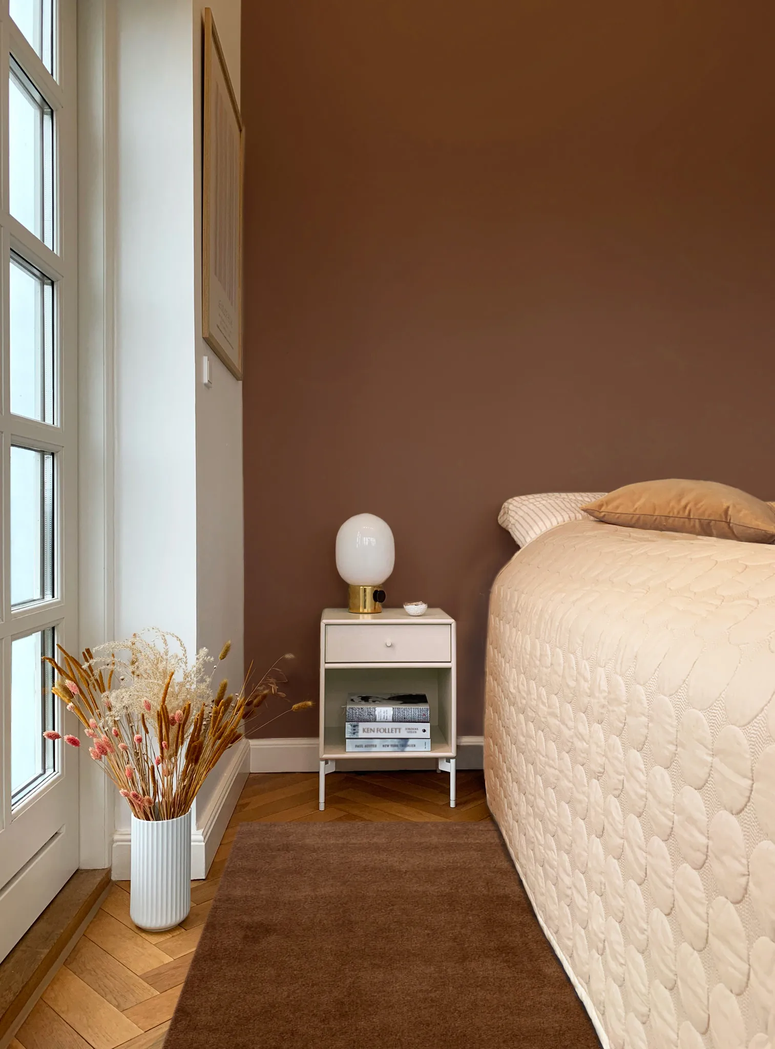 Paillasson Unicolor, Cognac, 60x90 cm tica copenhagen