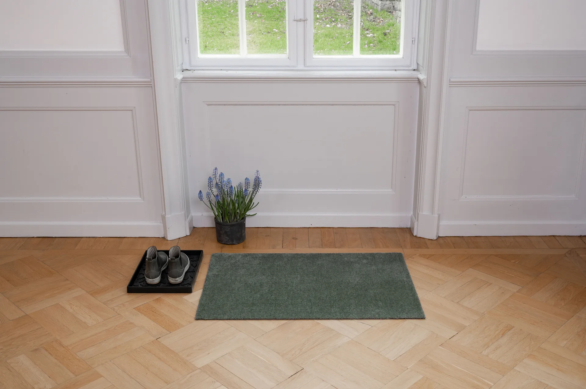 Paillasson Unicolor, Dusty green, 60x90 cm tica copenhagen