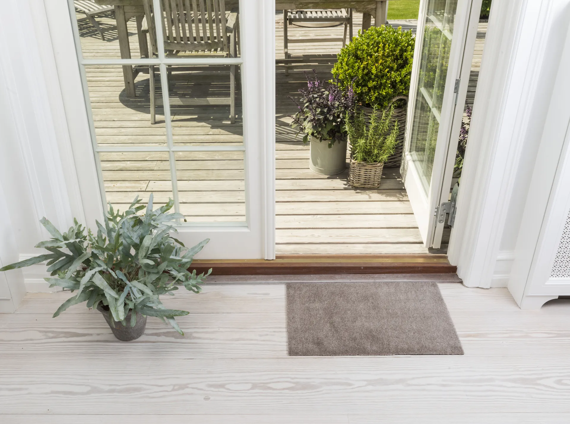 Paillasson Unicolor, Sand, 40x60 cm tica copenhagen