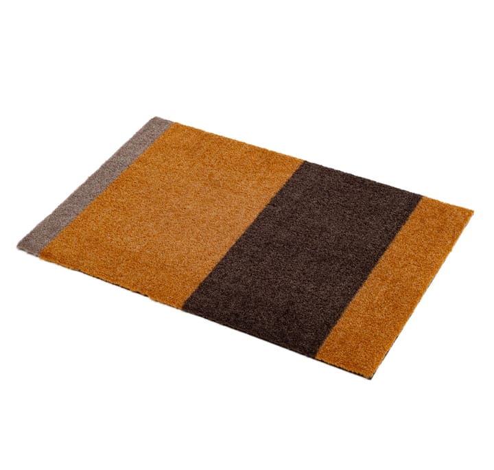 Stripes by tica, horizontal, paillasson - Dijon-brown-sand, 40x60 cm - tica copenhagen