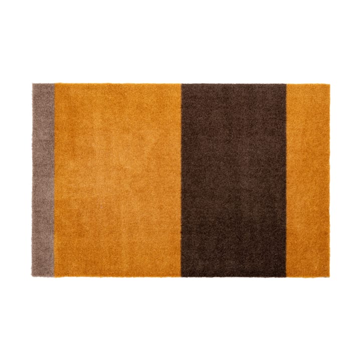 Stripes by tica, horizontal, paillasson - Dijon-brown-sand, 60x90 cm - Tica copenhagen