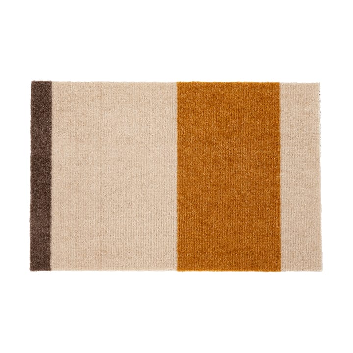 Stripes by tica, horizontal, paillasson - Ivory-dijon-brown, 40x60 cm - Tica copenhagen