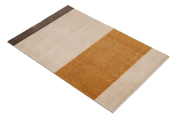 Stripes by tica, horizontal, paillasson - Ivory-dijon-brown, 60x90 cm - tica copenhagen