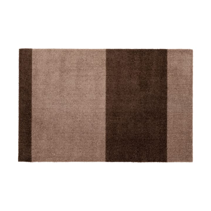 Stripes by tica, horizontal, paillasson - Sand-brown, 60x90 cm - tica copenhagen