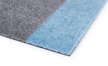 Stripes by tica, horizontal, tapis de couloir - Blue-steel grey, 67x120 cm - tica copenhagen