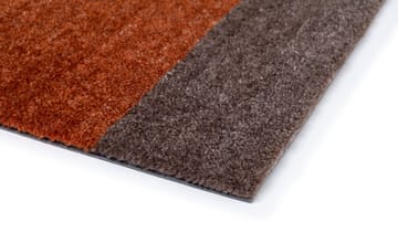 Stripes by tica, horizontal, tapis de couloir - Brown-terracotta, 67x120 cm - tica copenhagen