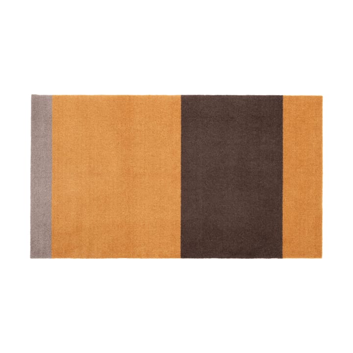 Stripes by tica, horizontal, tapis de couloir - Dijon-brown-sand, 67x120 cm - Tica copenhagen