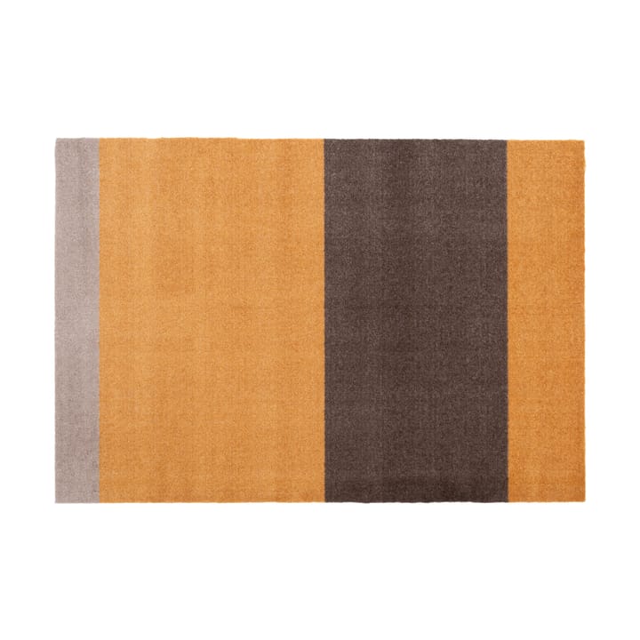 Stripes by tica, horizontal, tapis de couloir - Dijon-brown-sand, 90x130 cm - tica copenhagen