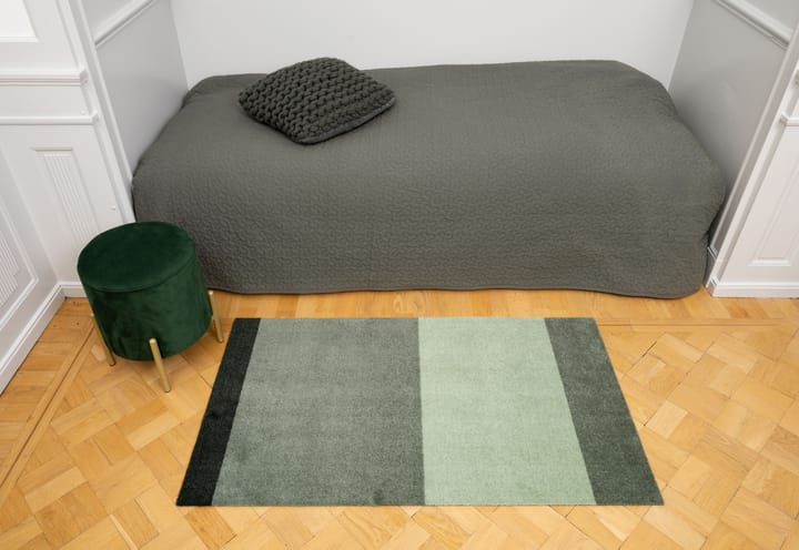 Stripes by tica, horizontal, tapis de couloir - Green, 67x120 cm - tica copenhagen