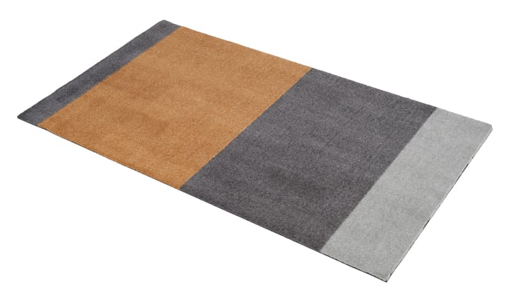 Stripes by tica, horizontal, tapis de couloir - grey-grey-dijon, 67x120 cm - tica copenhagen