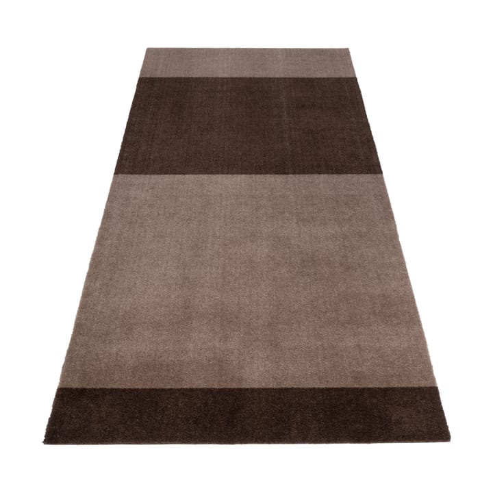 Stripes by tica, horizontal, tapis de couloir - Sand-brown, 90x200 cm - Tica copenhagen