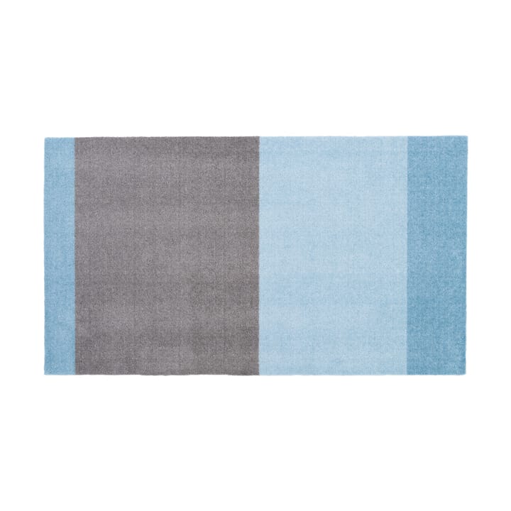Stripes by tica tapis de couloir horizontal - Blue-steel grey, 67x120 cm - Tica copenhagen