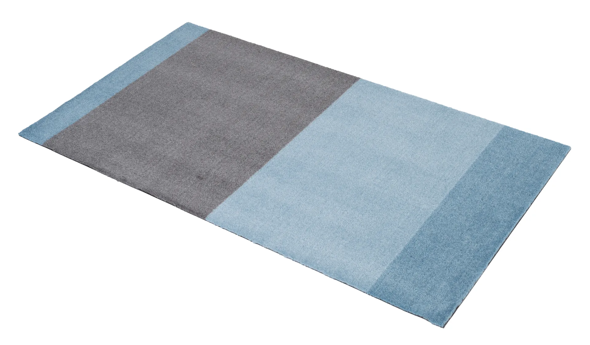 Stripes by tica tapis de couloir horizontal, Blue-steel grey, 67x120 cm tica copenhagen