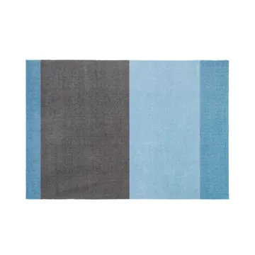 Stripes by tica tapis de couloir horizontal - Blue-steel grey, 90x130 cm - tica copenhagen