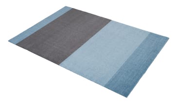 Stripes by tica tapis de couloir horizontal - Blue-steel grey, 90x130 cm - tica copenhagen