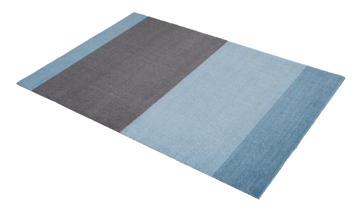 Stripes by tica tapis de couloir horizontal, Blue-steel grey, 90x130 cm tica copenhagen