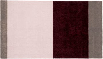 Stripes by tica tapis de couloir horizontal - Bordeaux-rose-sand, 67x120 cm - tica copenhagen