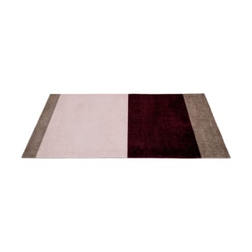 Stripes by tica tapis de couloir horizontal - Bordeaux-rose-sand, 67x120 cm - tica copenhagen