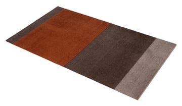 Stripes by tica tapis de couloir horizontal - Brown-terracotta, 67x120 cm - tica copenhagen
