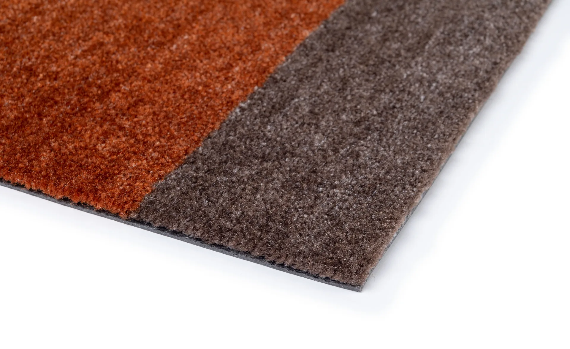 Stripes by tica tapis de couloir horizontal, Brown-terracotta, 67x120 cm tica copenhagen