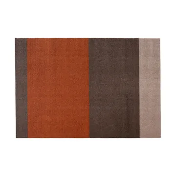 Stripes by tica tapis de couloir horizontal - Brown-terracotta, 90x130 cm - tica copenhagen