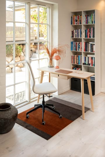 Stripes by tica tapis de couloir horizontal - Brown-terracotta, 90x130 cm - tica copenhagen