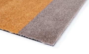 Stripes by tica tapis de couloir horizontal - Dijon-brown-sand, 67x120 cm - tica copenhagen