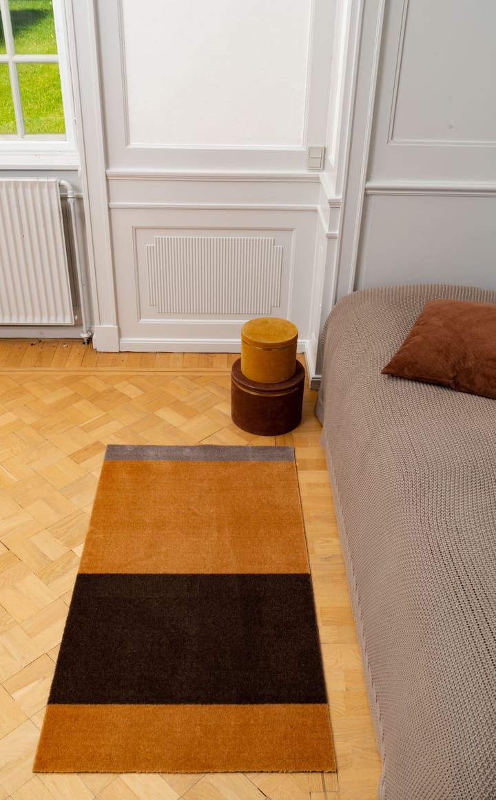 Stripes by tica tapis de couloir horizontal, Dijon-brown-sand, 67x120 cm tica copenhagen