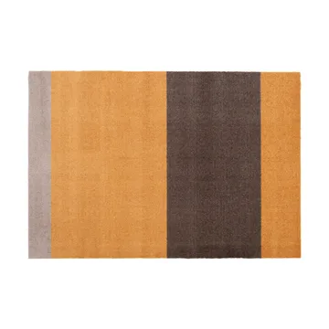 Stripes by tica tapis de couloir horizontal - Dijon-brown-sand, 90x130 cm - tica copenhagen