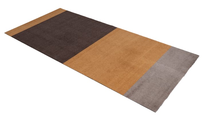 Stripes by tica tapis de couloir horizontal, Dijon-brown-sand, 90x200 cm tica copenhagen