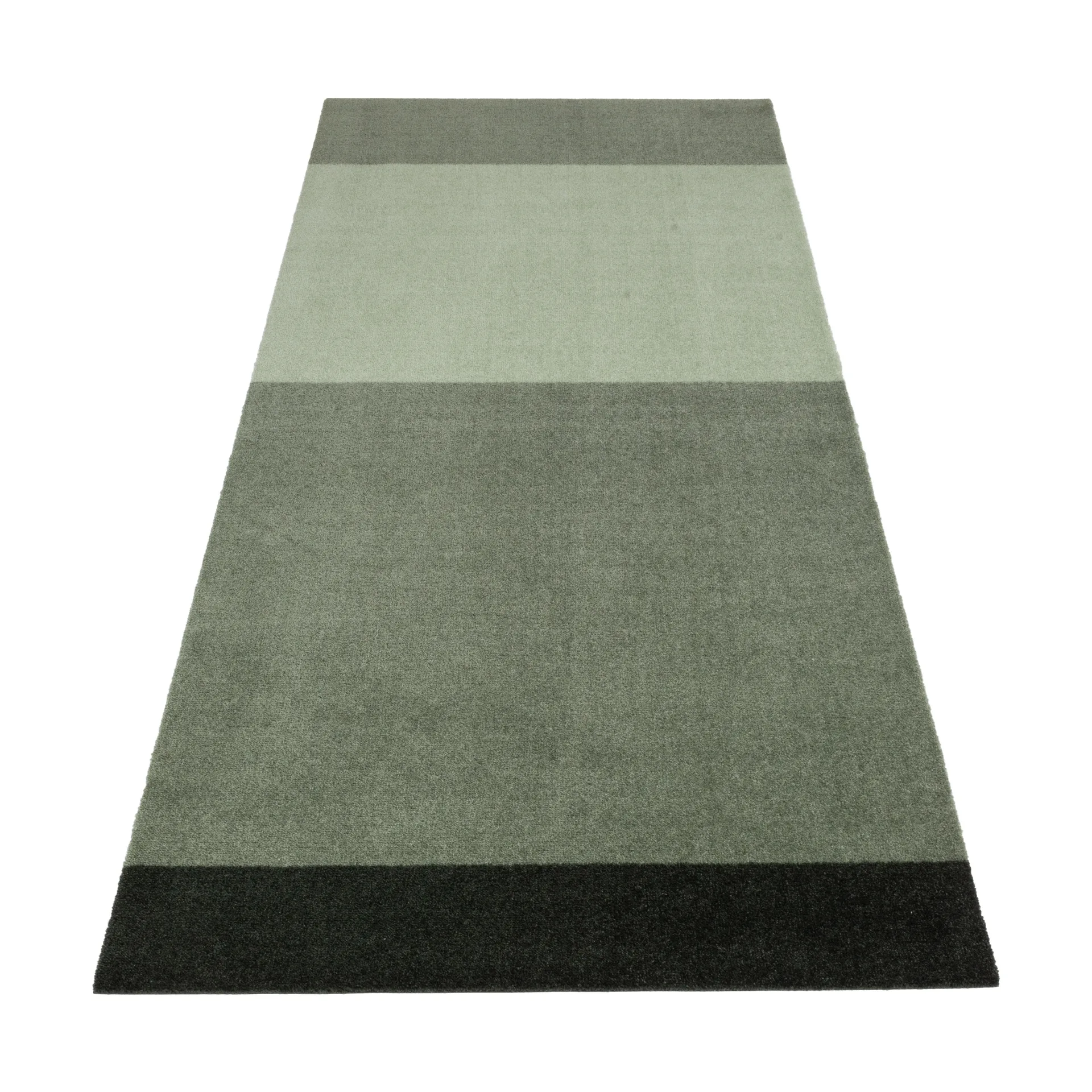 Stripes by tica tapis de couloir horizontal, Green, 90x200 cm tica copenhagen