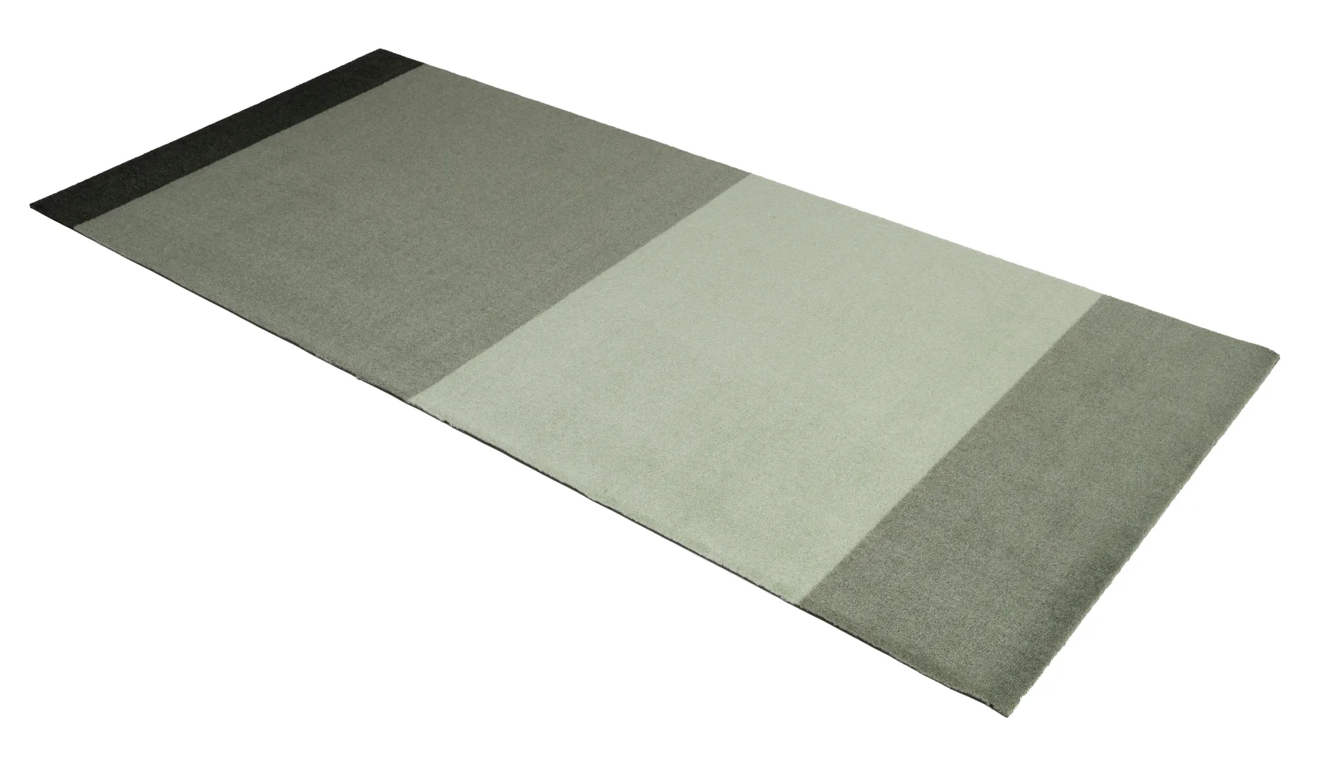 Stripes by tica tapis de couloir horizontal, Green, 90x200 cm tica copenhagen