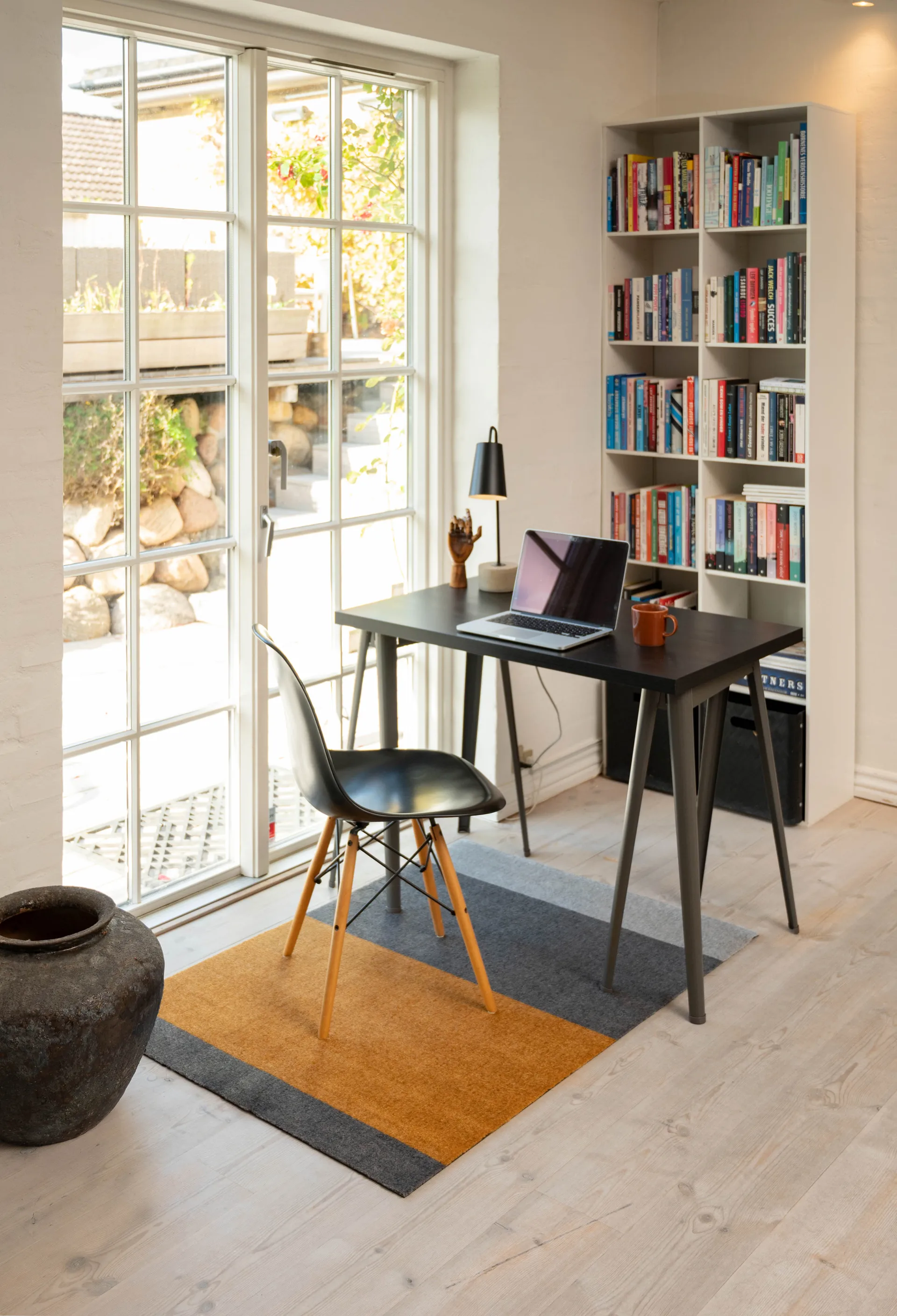 Stripes by tica tapis de couloir horizontal, Grey-grey-dijon, 90x130 cm tica copenhagen