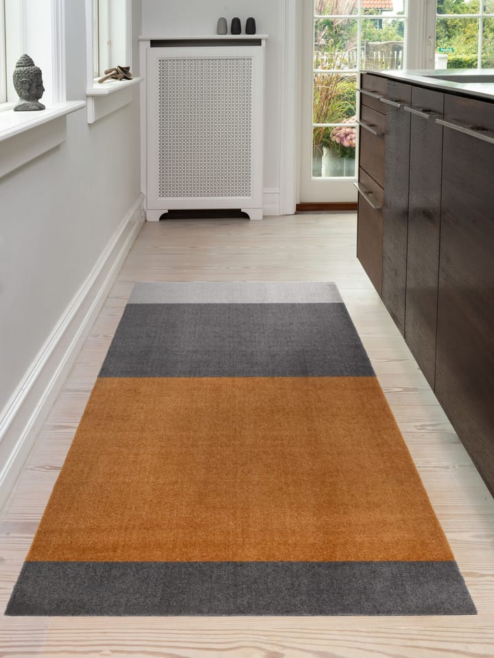 Stripes by tica tapis de couloir horizontal, Grey-grey-dijon, 90x200 cm tica copenhagen