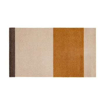 Stripes by tica tapis de couloir horizontal - Ivory-dijon-brown, 67x120 cm - tica copenhagen