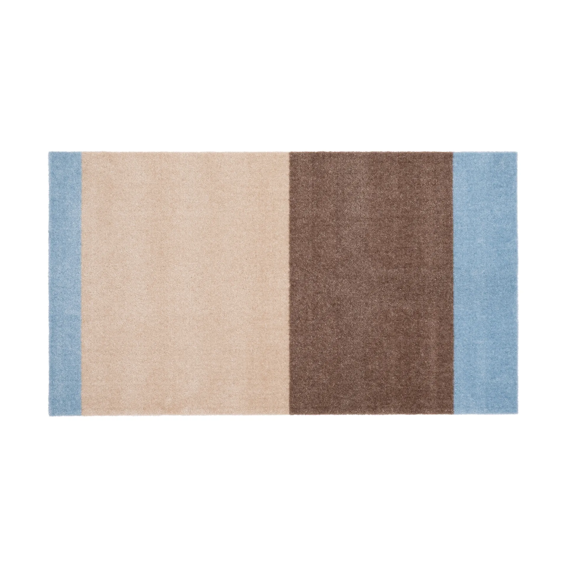 Stripes by tica tapis de couloir horizontal, Ivory-sand-blue, 67x120 cm tica copenhagen