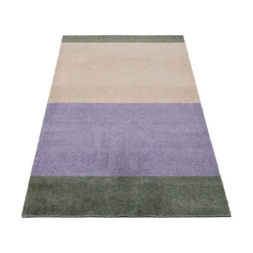 Stripes by tica tapis de couloir horizontal - Lilac-ivory-green, 67x120 cm - tica copenhagen
