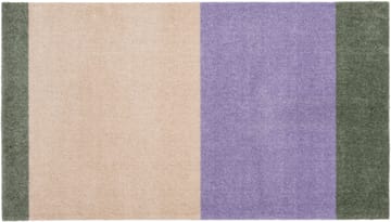 Stripes by tica tapis de couloir horizontal - Lilac-ivory-green, 67x120 cm - tica copenhagen