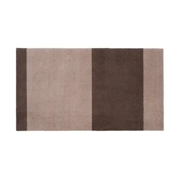 Stripes by tica tapis de couloir horizontal - Sand-brown, 67x120 cm - tica copenhagen