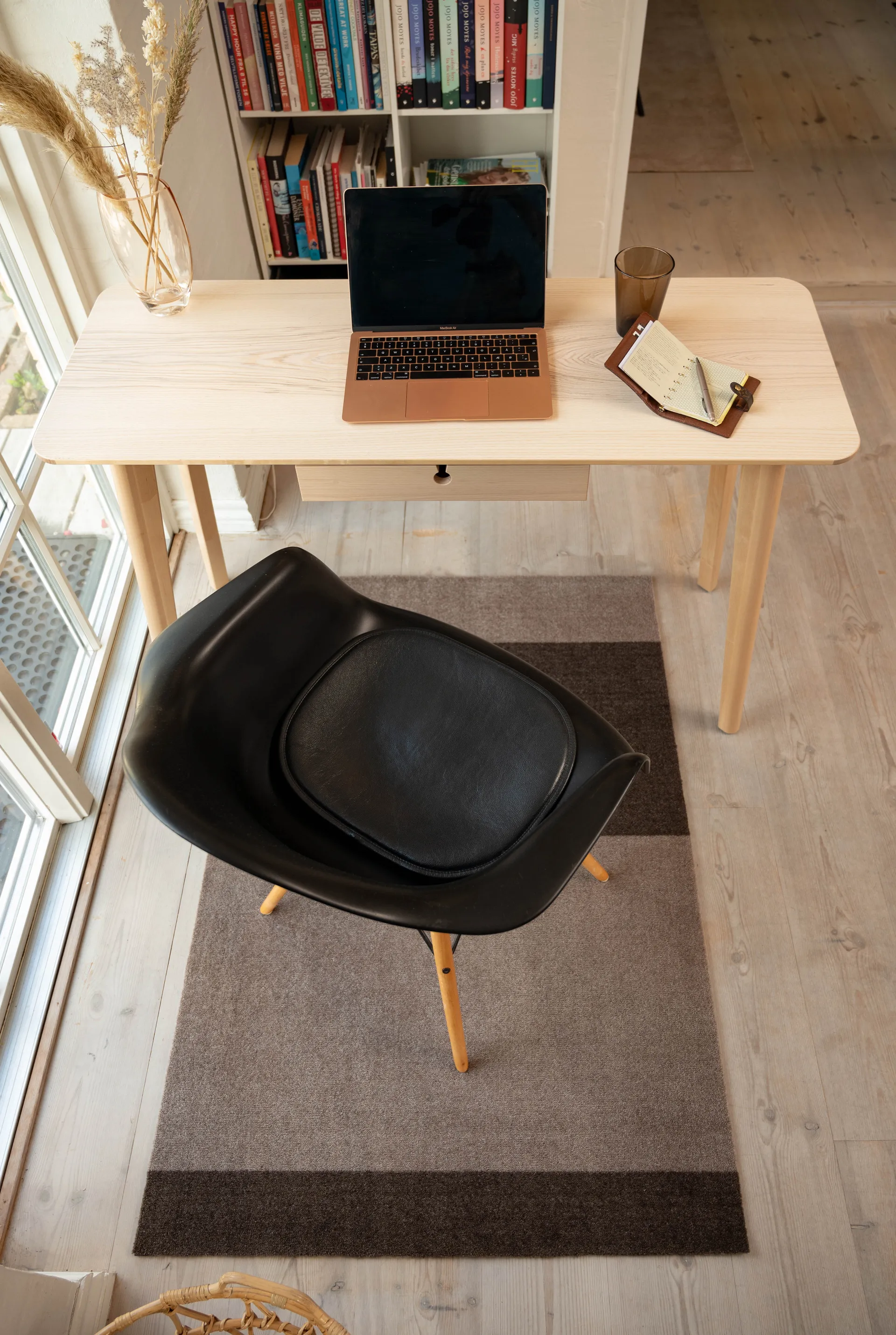 Stripes by tica tapis de couloir horizontal, Sand-brown, 90x130 cm tica copenhagen