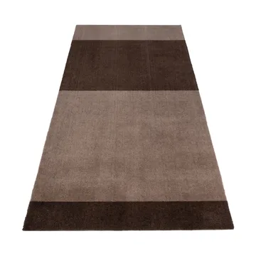 Stripes by tica tapis de couloir horizontal - Sand-brown, 90x200 cm - tica copenhagen