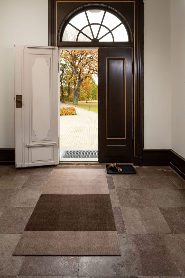 Stripes by tica tapis de couloir horizontal, Sand-brown, 90x200 cm tica copenhagen
