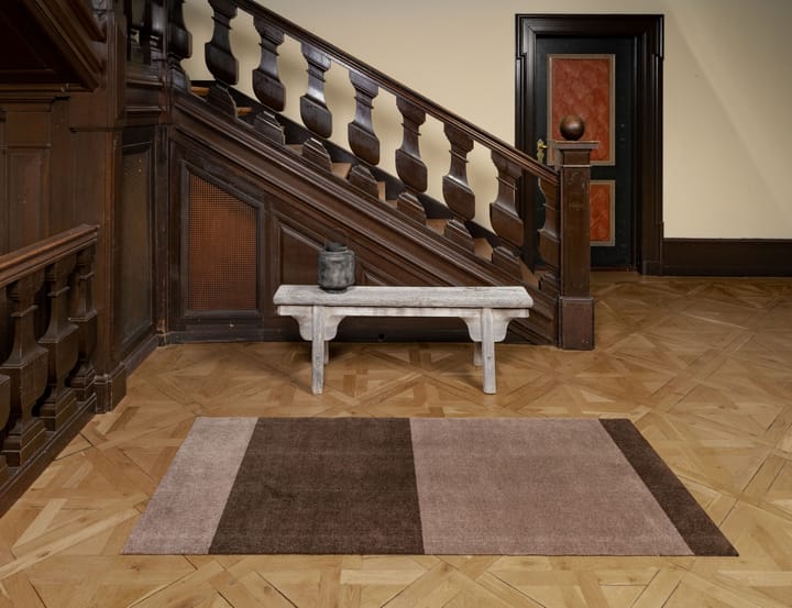 Stripes by tica tapis de couloir horizontal, Sand-brown, 90x200 cm tica copenhagen