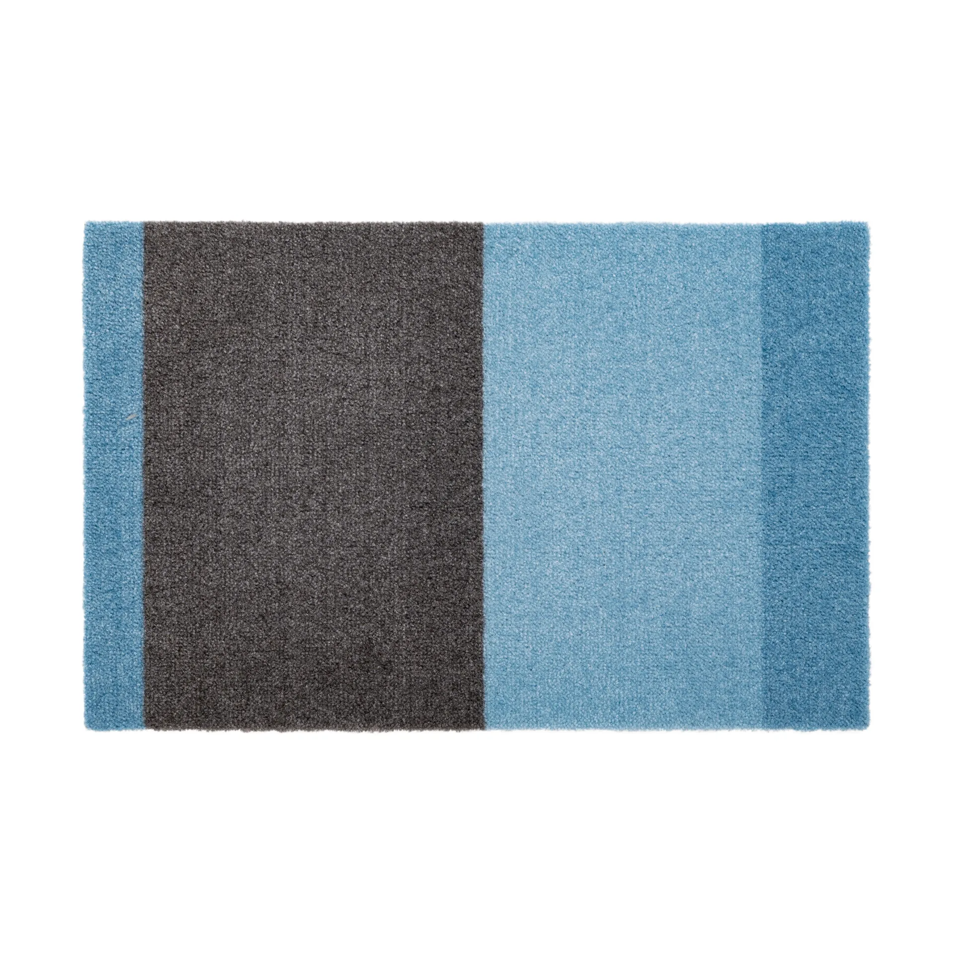 Stripes paillasson horizontal, Blue-steel grey, 40x60 cm tica copenhagen
