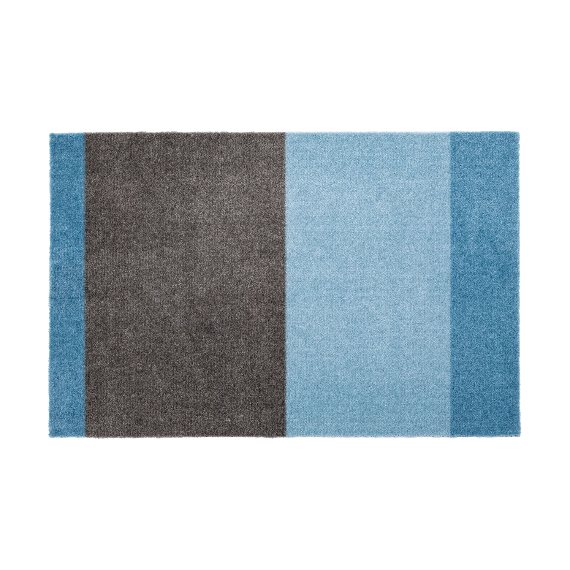 Stripes paillasson horizontal, Blue-steel grey, 60x90 cm tica copenhagen
