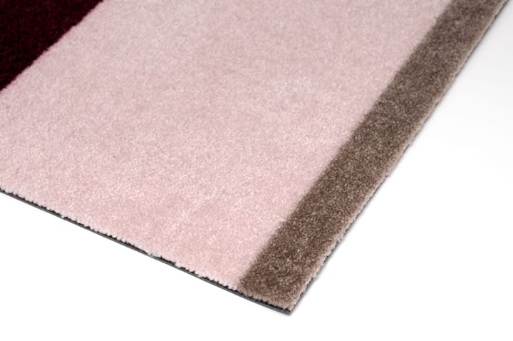 Stripes paillasson horizontal, Bordeaux-rose-sand, 40x60 cm tica copenhagen