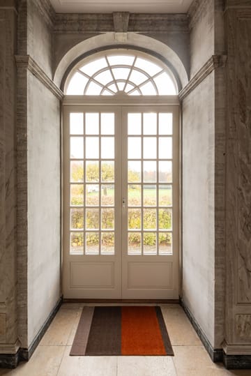 Stripes paillasson horizontal - Brown-terracotta, 60x90 cm - tica copenhagen