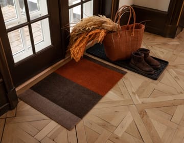 Stripes paillasson horizontal - Brown-terracotta, 60x90 cm - tica copenhagen